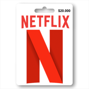 Tarjeta Regalo Netflix 20000 COP Pin COLOMBIA