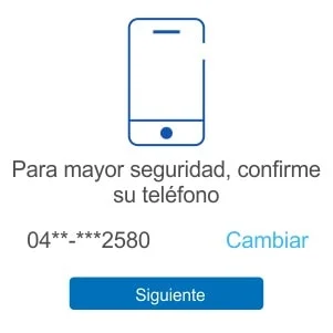 No puedo entrar a PayPal, me pide que confirme mi Teléfono