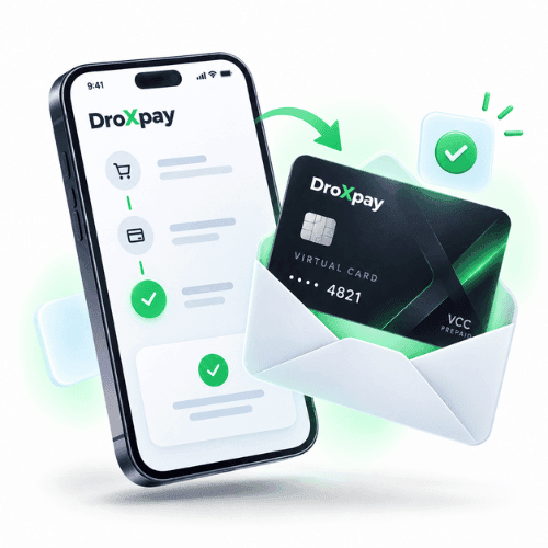 Entrega digital de una tarjeta virtual DroXpay