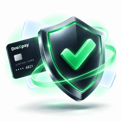 Escudo de respaldo para la compra de una tarjeta virtual DroXpay